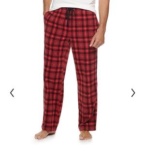 New Red Plaid Pajama Pants